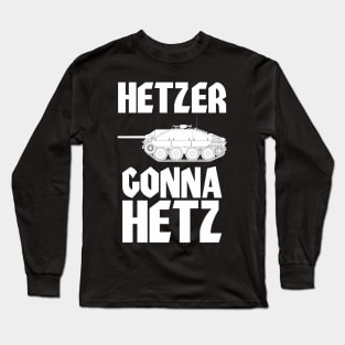 Hetzer Gonna Hetz Jagdpanzer 38 white version Long Sleeve T-Shirt
